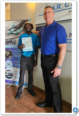 Daniel Tsotetsi - Technician. 5-year recognition award